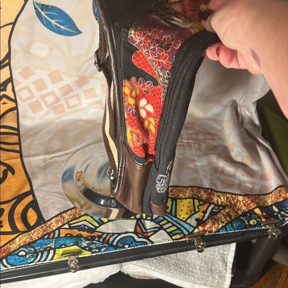 Ripple Japan Unisex Embroidered Sling Bag with  Koi Fish Design main image 12